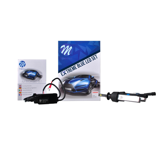 H1 9/36V 6.500K 5000lm OSRAM EXTREME BLUE LED KIT SET (ΜΕ ΨΥΚΤΡΑ ΛΕΠΙΔΕΣ-ΦΤΕΡΟΥ) 2ΤΕΜ. M-TECH