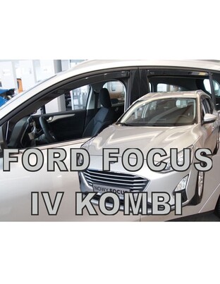 ΑΝΕΜΟΘΡΑΥΣΤΕΣ ΓΙΑ FORD FOCUS MK4 5D COMBI/WAGON 2018+ ΣΕΤ ΑΥΤΟΚΙΝΗΤΟΥ ΑΠΟ ΕΥΚΑΜΠΤΟ ΦΙΜΕ ΠΛΑΣΤΙΚΟ HEKO - 4 ΤΕΜ.