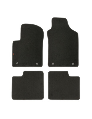 Lampa - Πατάκια μοκέτα μαύρα για Fiat 500 3d 07/07>11/24 για προστασία του εσωτερικού από βρωμιά νερό και φθορές, με αντιολισθητικό σχεδιασμό και σταθερή εφαρμογή για ασφαλή συγκράτηση στο δάπεδο του οχήματος – 4 τεμ. (L2338.2)