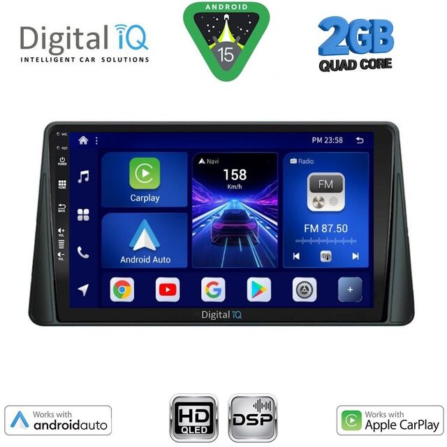 DIGITAL IQ BXC 3158_CPAA (9inc) MULTIMEDIA TABLET for FORD FOCUS mod. 2019-2025