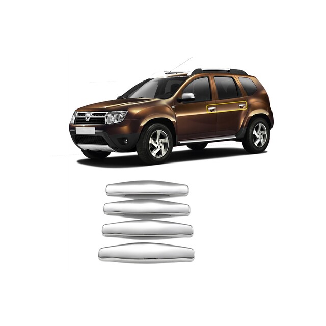 ΧΕΡΟΥΛΙΑ ΠΟΡΤΑΣ ΓΙΑ DACIA DUSTER 2009+  ΧΡΩΜΙΟ ΜΕΤΑΛΛΙΚΑ 4ΤΕΜ