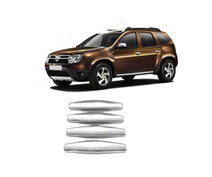 ΧΕΡΟΥΛΙΑ ΠΟΡΤΑΣ ΓΙΑ DACIA DUSTER 2009+  ΧΡΩΜΙΟ ΜΕΤΑΛΛΙΚΑ 4ΤΕΜ