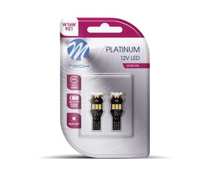 W16W / T15 12 / 24V W2.1x9.5d 1,8W 9xSMD LED ΛΕΥΚΟ CANBUS BLISTER -  2 ΤΕΜ.