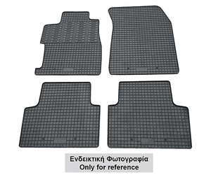 Cik - ΠΑΤΑΚΙΑ ΑΥΤΟΚΙΝΗΤΟΥ ΑΠΟ ΛΑΣΤΙΧΟ ΓΙΑ VOLVO XC60 2017+ ΣΕ ΜΑΥΡΟ ΧΡΩΜΑ ΜΕ ΚΟΥΜΠΩΜΑΤΑ - 4 ΤΕΜ. (RM.VO.0005/CK)
