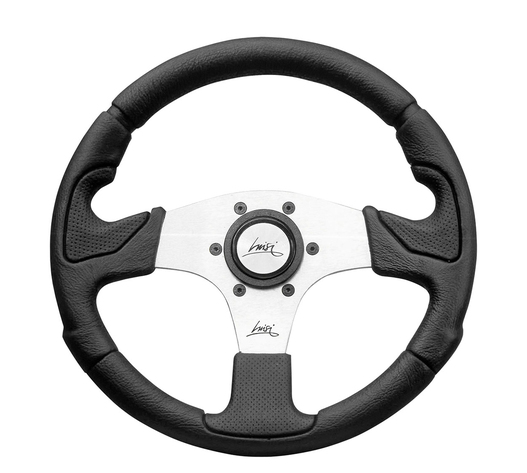 ΤΙΜΟΝΙ KOBRA 320mm ΤΡΙΑΚΤΙΝΟ ΜΑΥΡΟ LUISI