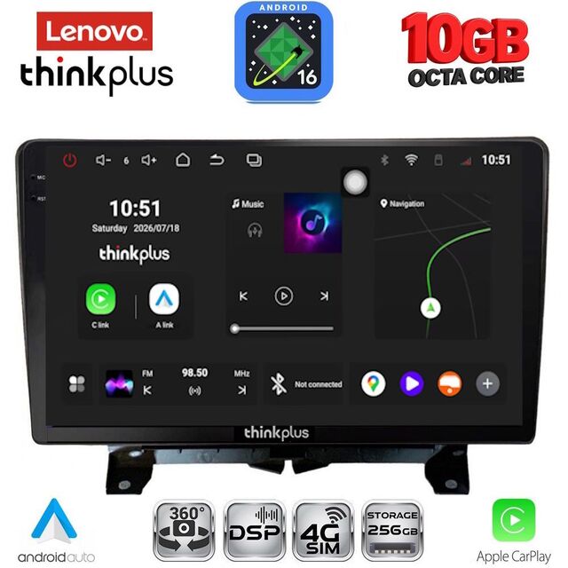 LENOVO LTM 11332_CPA (9inc) MULTIMEDIA TABLET for LAND ROVER DISCOVERY 3 - RANGE ROVER SPORT mod. 2004-2009