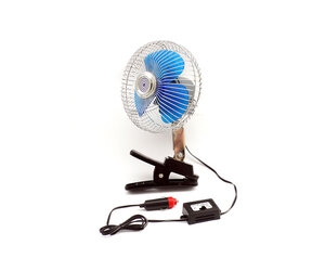 Amio - ΑΝΕΜΙΣΤΗΡΑΣ ΑΝΑΠΤΗΡΑ 24V - 17,5 cm ΜΕ ΚΛΙΠ ΣΤΗΡΙΞΗΣ (ΠΕΡΙΣΤΡΕΦΟΜΕΝΟΣ/ΜΕΤΑΛΛΙΚΟΣ)​ - 1 ΤΕΜ. (CC42166/AM)