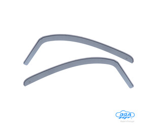ΖΕΥΓΑΡΙ ΜΠΡΟΣΤΙΝΟΙ ΑΝΕΜΟΘΡΑΥΣΤΕΣ ΓΙΑ RENAULT KANGOO 3D/4D/5D 2008-2021 / MERCEDES CITAN 3/4/5D 2012-2020 ΑΠΟ ΕΥΚΑΜΠΤΟ ΧΥΤΟ ΑΚΡΥΛΙΚΟ ΓΥΑΛΙ  (CAST ACRYLIC GLASS) DGA - 2 ΤΕΜ.