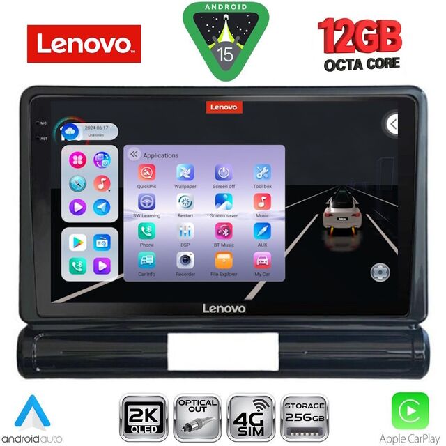 LENOVO SSZ 12093M_CPA (9inc) MULTIMEDIA TABLET for CITROEN C3 - DS3 mod. 2016-2024 Med Version