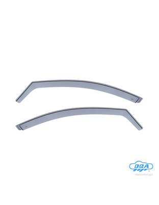 ΖΕΥΓΑΡΙ ΜΠΡΟΣΤΙΝΟΙ ΑΝΕΜΟΘΡΑΥΣΤΕΣ ΓΙΑ RENAULT MEGANE III 4D/5D 2008+ / RENAULT FLUENCE 5D 2010-2014 ΑΠΟ ΕΥΚΑΜΠΤΟ ΧΥΤΟ ΑΚΡΥΛΙΚΟ ΓΥΑΛΙ  (CAST ACRYLIC GLASS) DGA - 2 ΤΕΜ.