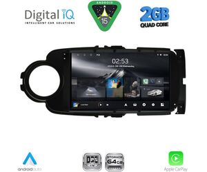 DIGITAL IQ RSD 1737BL_CPA (9inc) MULTIMEDIA TABLET for TOYOTA YARIS mod. 2011-2015 (BLACK)