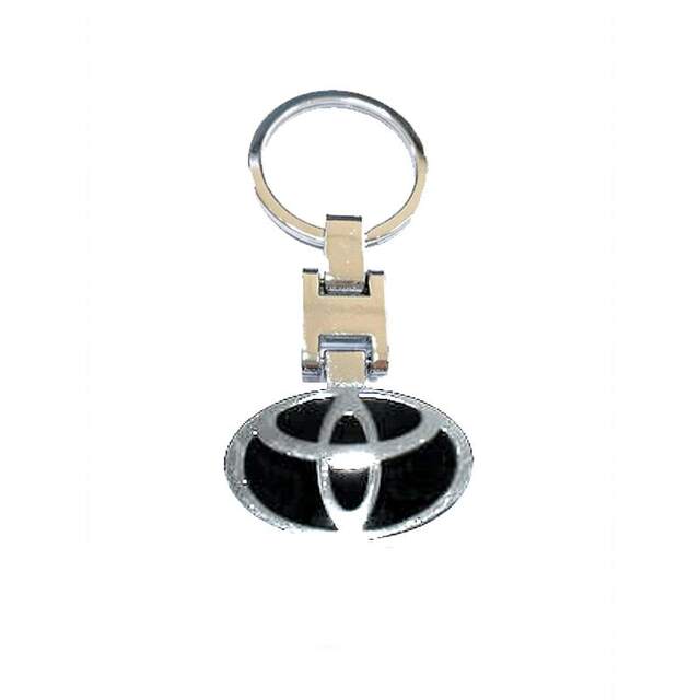 Μεταλλικό μπρελόκ χρώμιο/μαύρο - Toyota