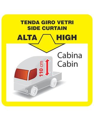 ΣΕΤ ΚΟΥΡΤΙΝΕΣ ΝΤΑΛΙΚΑΣ PRIVILEGE HIGH SIDE ΜΠΛΕ 8ΤΕΜ.