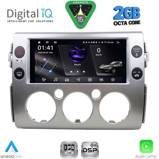 DIGITAL IQ RSF 4717_CPA (9inc) MULTIMEDIA TABLET for TOYOTA FJ CRUISER mod. 2007-2022
