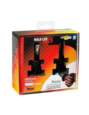 H10/HB3 9005 9-32V 6.500K 4.500lm 40W P20d HALO LED SERIE 5 BLASTER 8LED SEOUL 2ΤΕΜ. LED KIT