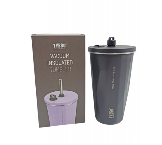ΑΝΟΞΕΙΔΩΤΟ ΘΕΡΜΟΣ 600ml ΜΑΥΡΟ TS-8848A