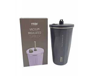 ΑΝΟΞΕΙΔΩΤΟ ΘΕΡΜΟΣ 600ml ΜΑΥΡΟ TS-8848A