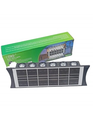 ΕΠΙΤΟΙΧΙΟ ΗΛΙΑΚΟ ΦΩΣ ΜΕ 12 LED BK-XQD-12