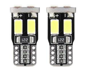 Amio – Λαμπάκια LED T10 W5W 12V 1W 5600K 6xSMD 5730 CANBUS Καρφωτά για Ισχυρό Λευκό Φωτισμό σε Καθημερινή Χρήση – Σετ 2 Τεμ. (01622/AM)