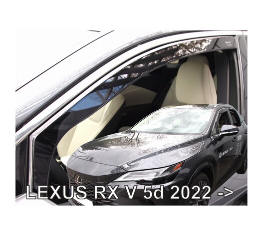 ΑΝΕΜΟΘΡΑΥΣΤΕΣ ΓΙΑ LEXUS RX V 5D 2022+ ?ΖΕΥΓΑΡΙ ΑΠΟ ΕΥΚΑΜΠΤΟ ΦΙΜΕ ΠΛΑΣΤΙΚΟ HEKO - 2 ΤΕΜ.