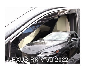 ΑΝΕΜΟΘΡΑΥΣΤΕΣ ΓΙΑ LEXUS RX V 5D 2022+ ?ΖΕΥΓΑΡΙ ΑΠΟ ΕΥΚΑΜΠΤΟ ΦΙΜΕ ΠΛΑΣΤΙΚΟ HEKO - 2 ΤΕΜ.