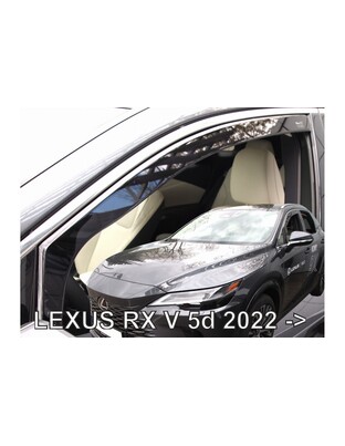 ΑΝΕΜΟΘΡΑΥΣΤΕΣ ΓΙΑ LEXUS RX V 5D 2022+ ?ΖΕΥΓΑΡΙ ΑΠΟ ΕΥΚΑΜΠΤΟ ΦΙΜΕ ΠΛΑΣΤΙΚΟ HEKO - 2 ΤΕΜ.