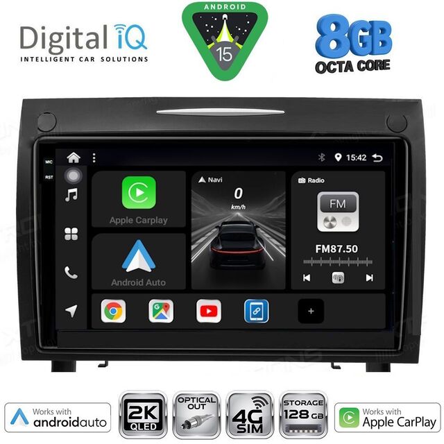DIGITAL IQ BXK 20419_CPAA (9inc) MULTIMEDIA TABLET for MERCEDES SLK R171 mod. 2004-2010