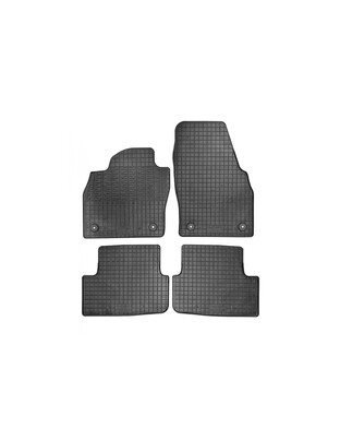 Cik - ΠΑΤΑΚΙΑ ΑΥΤΟΚΙΝΗΤΟΥ ΑΠΟ ΛΑΣΤΙΧΟ ΓΙΑ VW POLO MK6 2017+ / AUDI A1 2018+ ΣΕ ΜΑΥΡΟ ΧΡΩΜΑ ΜΕ ΚΟΥΜΠΩΜΑΤΑ - 4 ΤΕΜ. (RM.VW.0028/CK)