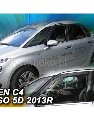 ΑΝΕΜΟΘΡΑΥΣΤΕΣ ΓΙΑ CITROEN C4 PICASSO / GRAND MK2 5D 2013-2020 ΖΕΥΓΑΡΙ ΑΠΟ ΕΥΚΑΜΠΤΟ ΦΙΜΕ ΠΛΑΣΤΙΚΟ HEKO - 2 ΤΕΜ.