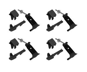 CLAMP KIT ΑΚΡΑ (ΠΟΔΙΑ) ΓΙΑ ΜΠΑΡΕΣ SNAP STEEL K-8 NORDRIVE - 4 TEM.