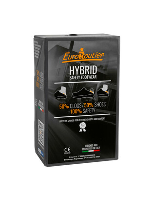 Euroroutier - Παπούτσια Ασφαλείας Νο 38 Hybrid Tech Green ελαφρύ αναπνεύσιμο ύφασμα αντιστατικό με μεταλλική μύτη - 1 τεμ. (L.ERHYTG38)