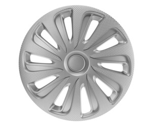 Lampa - Τάσι Αυτοκινήτου 15’’ Kojin Carbon TECH-ONE από υλικό ABS Ασημί - 1 TEM (L3146.7)