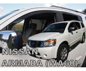 ΑΝΕΜΟΘΡΑΥΣΤΕΣ ΓΙΑ NISSAN ARMADA WA60 5D 2004-2016? ΣΕΤ ΑΥΤΟΚΙΝΗΤΟΥ ΑΠΟ ΕΥΚΑΜΠΤΟ ΦΙΜΕ ΠΛΑΣΤΙΚΟ HEKO - 4 ΤΕΜ.