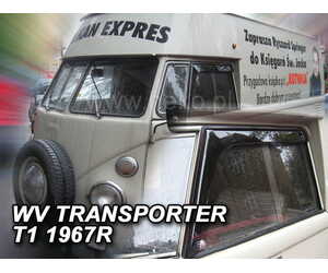 ΑΝΕΜΟΘΡΑΥΣΤΕΣ ΓΙΑ VW TRANSPORTER T1 2D 1969 - (ΑΥΤΟΚΟΛΛΗΤΟΙ)  ΑΥΤΟΚΙΝΗΤΟΥ ΑΠΟ ΕΥΚΑΜΠΤΟ ΦΙΜΕ ΠΛΑΣΤΙΚΟ HEKO - 2 ΤΕΜ.