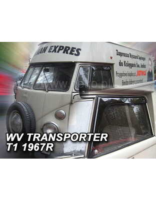 ΑΝΕΜΟΘΡΑΥΣΤΕΣ ΓΙΑ VW TRANSPORTER T1 2D 1969 - (ΑΥΤΟΚΟΛΛΗΤΟΙ)  ΑΥΤΟΚΙΝΗΤΟΥ ΑΠΟ ΕΥΚΑΜΠΤΟ ΦΙΜΕ ΠΛΑΣΤΙΚΟ HEKO - 2 ΤΕΜ.