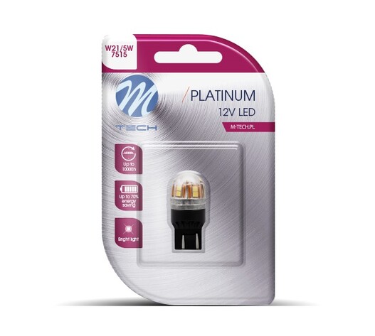 W21/5W (T20) 12/24V W3x16d 3,2W 15xSMD LED ΛΕΥΚΟ CANBUS  BLISTER - 1ΤΕΜ.