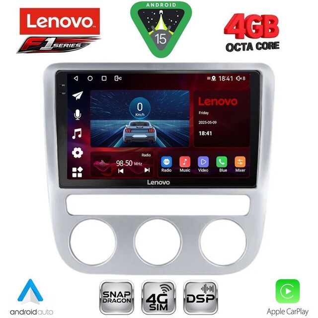 LENOVO SSQ 9752_CPA CLIMA (9inc) MULTIMEDIA TABLET for VW EOS mod. 2006> - SCIROCCO mod. 2008-2010