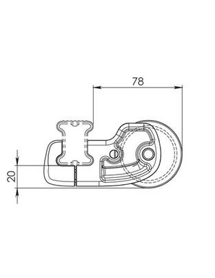 ROLLER ΓΙΑ ΜΠΑΡΕΣ ΜΑΥΡΕΣ Κ-0 L64CM