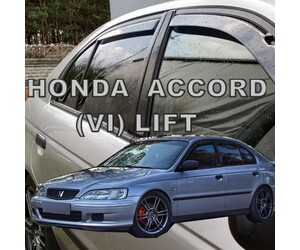 ΑΝΕΜΟΘΡΑΥΣΤΕΣ ΓΙΑ HONDA ACCORD VI 5D LTB 1998-2003 ΣΕΤ ΑΥΤΟΚΙΝΗΤΟΥ ΑΠΟ ΕΥΚΑΜΠΤΟ ΦΙΜΕ ΠΛΑΣΤΙΚΟ HEKO - 4 ΤΕΜ.