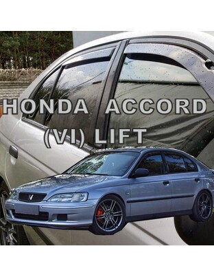 ΑΝΕΜΟΘΡΑΥΣΤΕΣ ΓΙΑ HONDA ACCORD VI 5D LTB 1998-2003 ΣΕΤ ΑΥΤΟΚΙΝΗΤΟΥ ΑΠΟ ΕΥΚΑΜΠΤΟ ΦΙΜΕ ΠΛΑΣΤΙΚΟ HEKO - 4 ΤΕΜ.