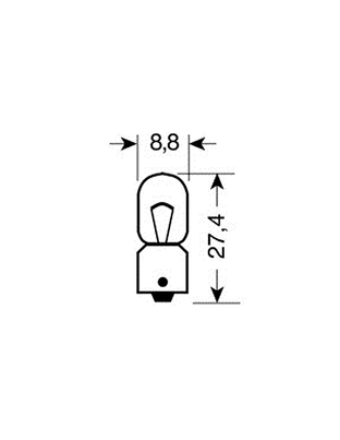 ΛΑΜΠΑΚΙΑ ΜΙΝΙΟΝ 12V T4W BA9s ΜΠΛΕ