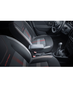 ΤΕΜΠΕΛΗΣ ΑΥΤΟΚΙΝΗΤΟΥ ARMSTER S ΓΙΑ SEAT LEON (+ ΚΑΛΩΔΙΟ 12V) 2020+  ΣΕ ΜΑΥΡΟ ΧΡΩΜΑ RATI - 1 ΤΕΜ.