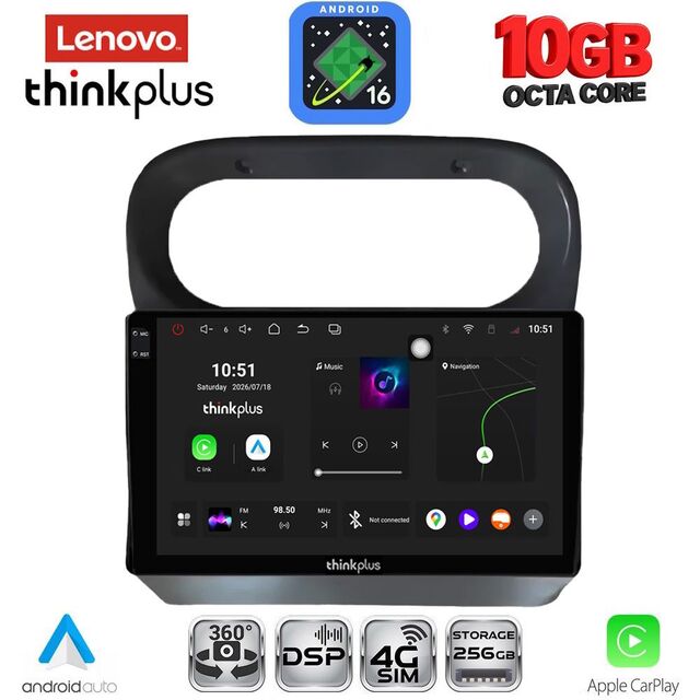 LENOVO LTM 11559_CPA (9inc) MULTIMEDIA TABLET for RENAULT TWINGO mod. 2007-2014
