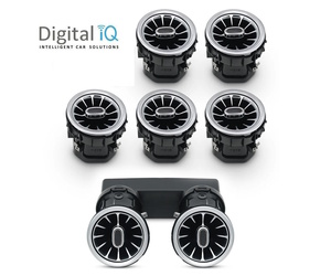 DIQ AMBIENT 8176 GS - AIRVENTS BENZ A-CLA-GLA mod. 2019> (Digital iQ Turbine Air Vent Ambient Light Kit for MERCEDES A - CLA - GLA mod. 2019>)