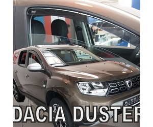 ΑΝΕΜΟΘΡΑΥΣΤΕΣ ΓΙΑ DACIA DUSTER 2 5D 2018-2021 ΖΕΥΓΑΡΙ ΑΠΟ ΕΥΚΑΜΠΤΟ ΦΙΜΕ ΠΛΑΣΤΙΚΟ HEKO - 2 ΤΕΜ.
