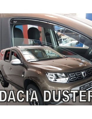 ΑΝΕΜΟΘΡΑΥΣΤΕΣ ΓΙΑ DACIA DUSTER 2 5D 2018-2021 ΖΕΥΓΑΡΙ ΑΠΟ ΕΥΚΑΜΠΤΟ ΦΙΜΕ ΠΛΑΣΤΙΚΟ HEKO - 2 ΤΕΜ.