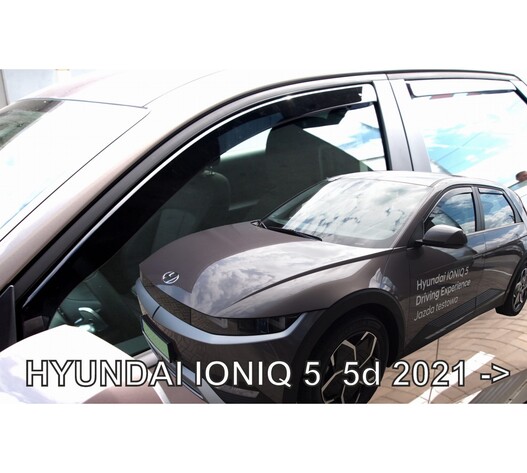 ΑΝΕΜΟΘΡΑΥΣΤΕΣ ΓΙΑ HYUNDAI IONIQ 5D 2021+  ΣΕΤ ΑΥΤΟΚΙΝΗΤΟΥ ΑΠΟ ΕΥΚΑΜΠΤΟ ΦΙΜΕ ΠΛΑΣΤΙΚΟ HEKO - 4 ΤΕΜ.