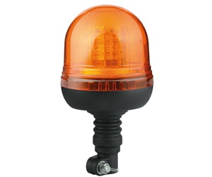 ΦΑΡΟΣ ΠΕΡΙΣΤΡΕΦΟΜΕΝΟΣ 16LED RL-10 9-32V 3 ΛΕΙΤΟΥΡΓΙΩΝ ΒΙΔΩΤΟΣ ΕΛΑΣΤΙΚΟΣ ΠΟΡΤΟΚΑΛΙ 130x221mm