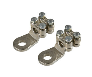 ΑΚΡΟΔΕΚΤΕΣ ΚΑΛΩΔΙΩΝ ΜΠΑΤΑΡΙΑΣ 70mm²  ΜΕ ΤΡΥΠΑ 12mm ΜΕ ΔΙΠΛΗ ΠΛΑΚΑ ΣΥΣΦΙΞΗΣ 2ΤΕΜ