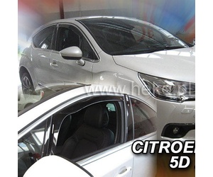 ΑΝΕΜΟΘΡΑΥΣΤΕΣ ΓΙΑ CITROEN DS4 5D 2011-2018 ΖΕΥΓΑΡΙ ΑΠΟ ΕΥΚΑΜΠΤΟ ΦΙΜΕ ΠΛΑΣΤΙΚΟ HEKO - 2 ΤΕΜ.